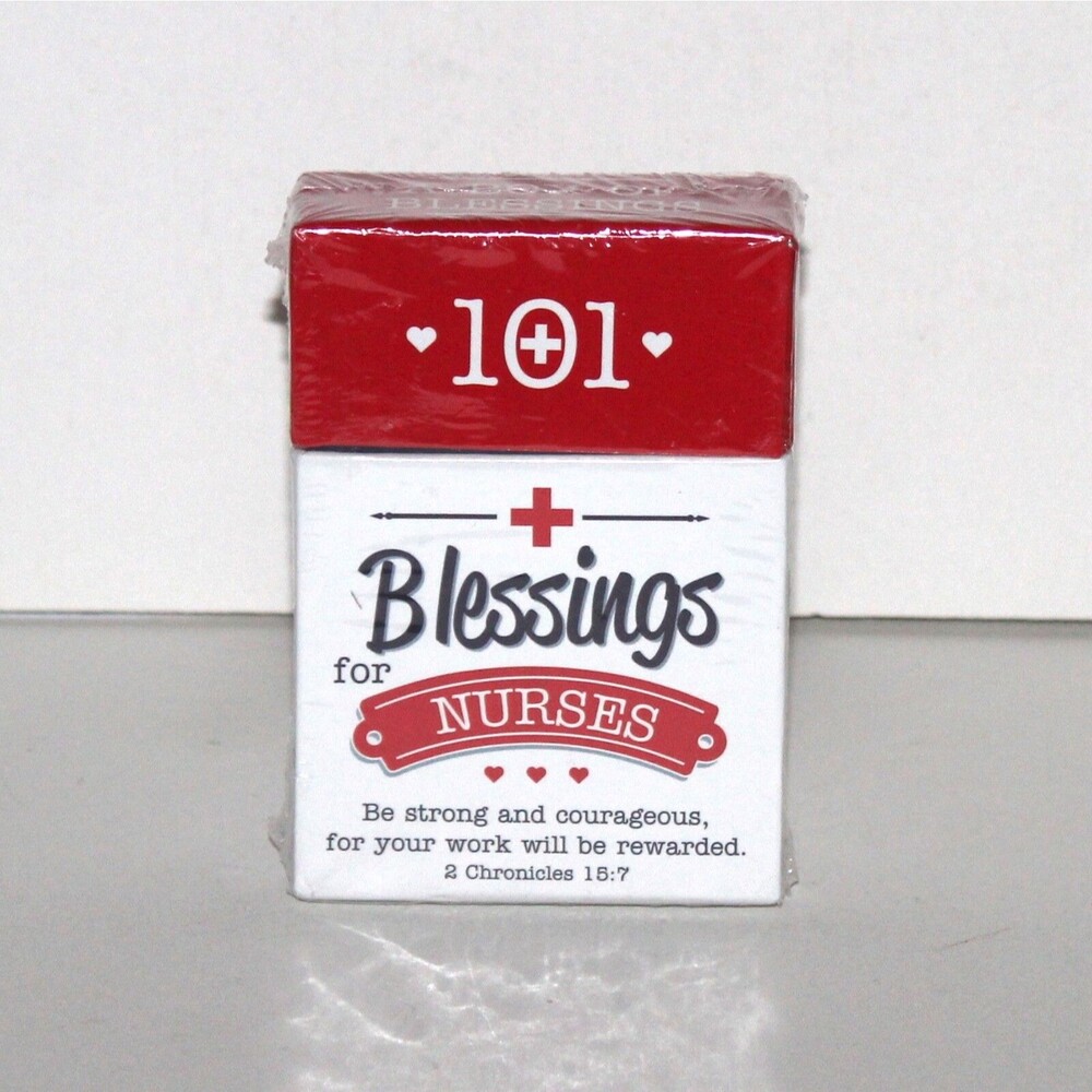 101 BLESSINGS FOR NURSES cards 2016 NEW in box christian scripture quotes